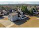 Aerial view of a beautiful home showcasing a spacious backyard and deck at 1019 Walnut Creek Dr, Woodstock, GA 30188