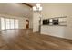 Open concept dining area with hardwood floors at 1472 Silver Maple Sw Ct, Lilburn, GA 30047