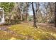 Private backyard with mature trees and ground cover at 306 Hickory Pointe Ct, Villa Rica, GA 30180