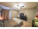 Bright bedroom with ceiling fan and ample closet space at 2158 Belcourt Dr, Villa Rica, GA 30180