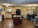 Modern kitchen with granite countertops and custom cabinets at 2158 Belcourt Dr, Villa Rica, GA 30180