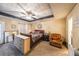 Spacious main bedroom with ceiling fan and en-suite bathroom at 2158 Belcourt Dr, Villa Rica, GA 30180