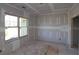 Unfinished bedroom with drywall and a window at 1975 Sage Lake Bend Sw, Marietta, GA 30064