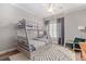 Bedroom with a bunk bed, a comfy armchair, and stylish rug at 370 Park Ne Pl, Atlanta, GA 30317