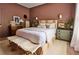 Charming bedroom with a unique headboard, neutral color palette, and ample natural light at 370 Park Ne Pl, Atlanta, GA 30317