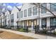 Row of townhouses with modern design at 133 Pearl St, Woodstock, GA 30188