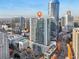Stunning aerial view of the building and the surrounding cityscape at 3324 Peachtree Ne Rd # 1503, Atlanta, GA 30326