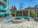 An inviting outdoor fire pit area with comfortable seating, perfect for relaxing with city views at 3324 Peachtree Ne Rd # 1503, Atlanta, GA 30326