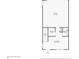Detailed first floor plan showcasing garage, living room, bathroom, storage, and entry layout at 434 Herring Dr, Acworth, GA 30102