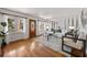 Light-filled living room with hardwood floors and a view to the front yard at 318 Stewart Nw Ave, Marietta, GA 30064