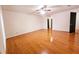 Bedroom with hardwood floor, and neutral paint at 1409 Oakridge Cir, Decatur, GA 30033