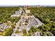 Aerial view highlighting building location and proximity to city at 2479 Peachtree Ne Rd # 612, Atlanta, GA 30305