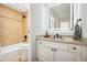 Clean bathroom with tub, toilet and updated fixtures at 2479 Peachtree Ne Rd # 612, Atlanta, GA 30305