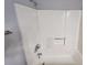 Bathroom shower has a standard shower head, faucet with hot/cold knob, and white shower surround at 926 Westland Dr, Marietta, GA 30064