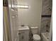Updated bathroom with marble tile, new bathtub and fixtures at 5312 Westford Cir, Atlanta, GA 30349