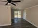Spacious dining area with sliding glass doors leading to the backyard at 5312 Westford Cir, Atlanta, GA 30349