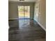 Dining area with sliding glass doors leading to the backyard at 5312 Westford Cir, Atlanta, GA 30349