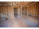 Unfinished basement ready for customization with exposed wood framing at 101 Azalea Dr, Villa Rica, GA 30180