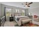 Main bedroom with king-size bed and ample natural light at 162 Alday Ln, Marietta, GA 30060