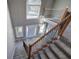 View from upstairs looking down to the foyer with a large window at 3634 Autumn Ridge Pkwy, Marietta, GA 30066