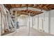 Spacious unfinished basement with concrete floor, white-painted walls, and visible ductwork at 1896 Wee Kirk Se Rd, Atlanta, GA 30316