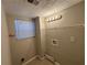 Laundry room with washer/dryer hookups and shelving at 2326 Union Grove Ct, Lithonia, GA 30058