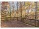 Enjoy the view from this deck overlooking a wooded area at 344 Horsehill St, Mcdonough, GA 30253