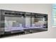 Sleek, modern electric fireplace adding a touch of elegance to the living space at 1586 Sungrown Way, Mcdonough, GA 30253