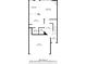 First-floor blueprint displaying the layout of a home, including kitchen, living, dining, and garage dimensions at 3372 Baylor Cir, Mcdonough, GA 30253