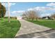 Long driveway leading to a house on a spacious lot at 3825 Green Ave, Loganville, GA 30052