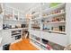 Well-organized pantry with ample shelving, providing efficient storage for groceries and kitchen essentials at 3420 Aviary Ln, Acworth, GA 30101