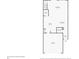First floor plan showing kitchen, living room, and garage at 1347 Sunny Lake Dr, Lawrenceville, GA 30043