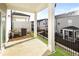 Private patio with grassy yard and AC unit at 1347 Sunny Lake Dr, Lawrenceville, GA 30043