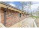 Spacious wooden deck offering an ideal outdoor space for relaxation and entertaining at 4485 Canary Ct, Lithia Springs, GA 30122