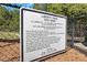Community dog park rules displayed with park hours for resident convenience and safety at 1081 Liberty Pkwy, Atlanta, GA 30318