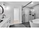 Spa-like bathroom with walk-in shower and soaking tub at 3290 Ethan Dr, Marietta, GA 30062