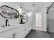 Bathroom with double vanity and modern fixtures at 3290 Ethan Dr, Marietta, GA 30062