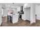 Contemporary kitchen with stainless steel appliances and a center island with bar stool seating at 3290 Ethan Dr, Marietta, GA 30062