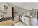 Kitchen featuring a stainless steel range and eat-in area at 336 Adelene Way, Dallas, GA 30157
