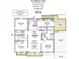 Detailed floor plan showcasing 3 bedrooms, 2 baths, kitchen, living room, and outdoor grill deck at 41 Walnut Trl, Cartersville, GA 30121