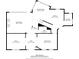 Detailed floor plan showcasing the layout of living room, kitchen, dining area, and office at 1506 Brookridge Dr, Woodstock, GA 30189