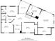 Floor plan of upper level displays the primary bedroom, bedrooms, and attached bathrooms at 1506 Brookridge Dr, Woodstock, GA 30189