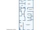 646 Brashy Street 3rd Floor detailed floor plan showcasing primary bedroom, bathroom, and laundry room at 646 Brashy St, Woodstock, GA 30188