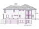 Left side elevation of a house showcasing the attached garage and window details at 174 Devore Rd, Alpharetta, GA 30009