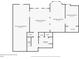 Basement floor plan featuring both finished and unfinished areas, storage and a bathroom at 2007 Woodside Park Dr, Woodstock, GA 30188