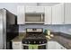 Bright kitchen features white cabinets, stainless appliances, and granite countertops at 1522 Waltham Se Pl, Atlanta, GA 30316