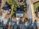 House and surrounding neighborhood from above at 2352 Kelman Pl, Dacula, GA 30019