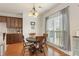 Charming breakfast nook featuring a round table and wood floors at 2818 Colleton Dr, Marietta, GA 30066
