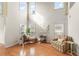 Bright living room featuring hardwood floors, high ceilings, and many windows at 2818 Colleton Dr, Marietta, GA 30066