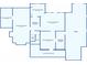 Unfinished basement floor plan with multiple rooms and garage access at 5341 Hill Nw Rd, Acworth, GA 30101